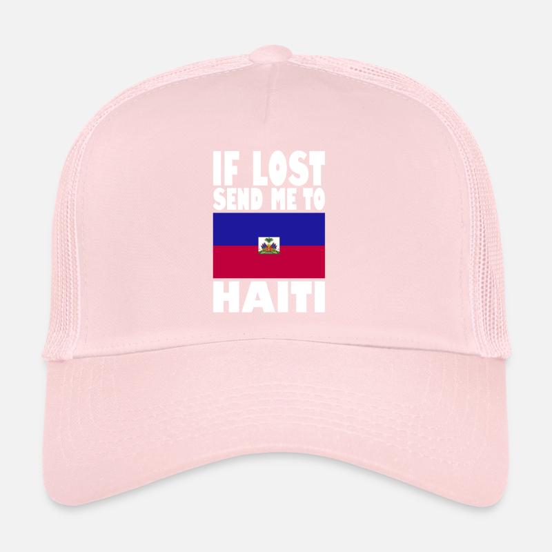 Slogan du drapeau d’Haïti Casquette trucker 