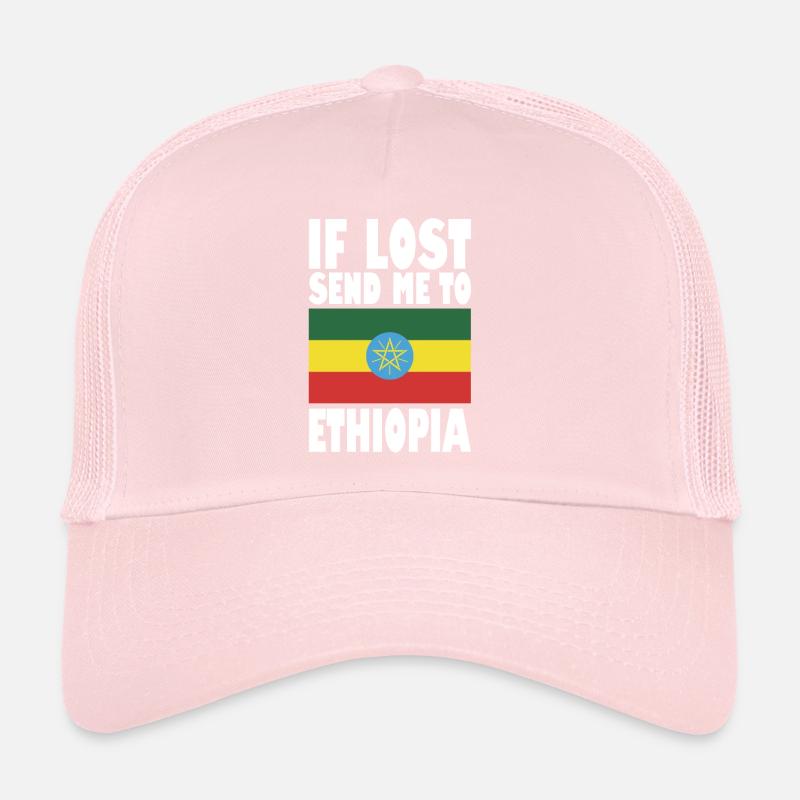 Drapeau de l’Éthiopie Casquette trucker 