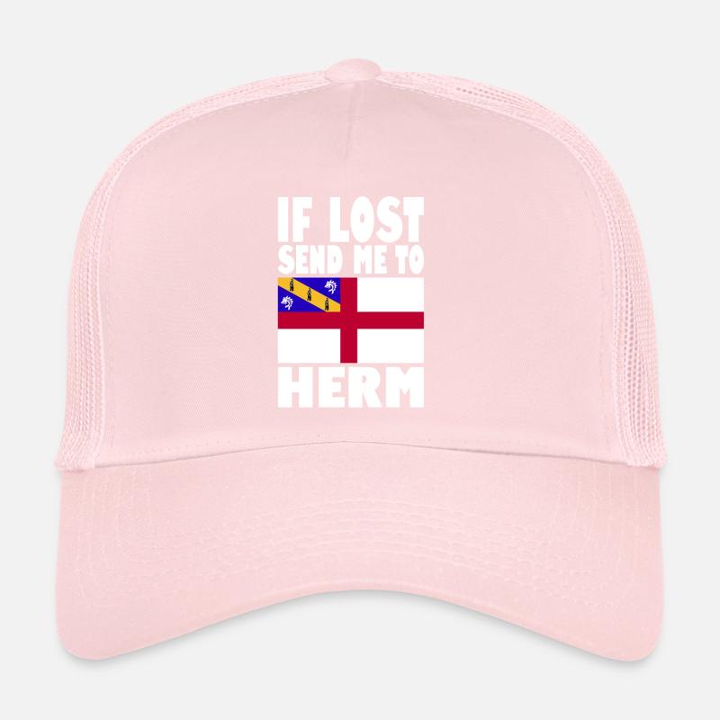 Drapeau Herm Disant Casquette trucker 