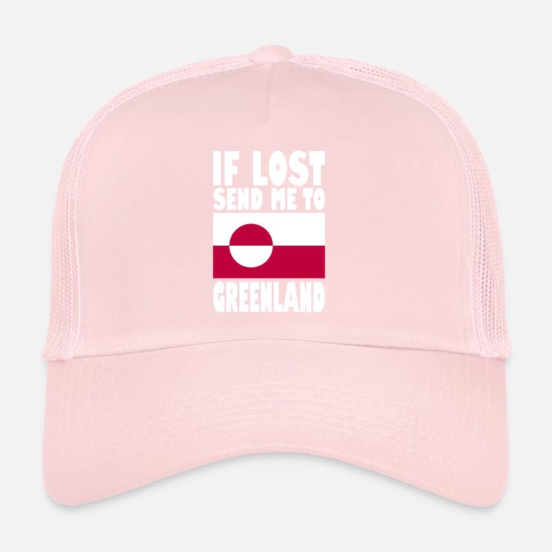 Drapeau du Groenland Casquette trucker 