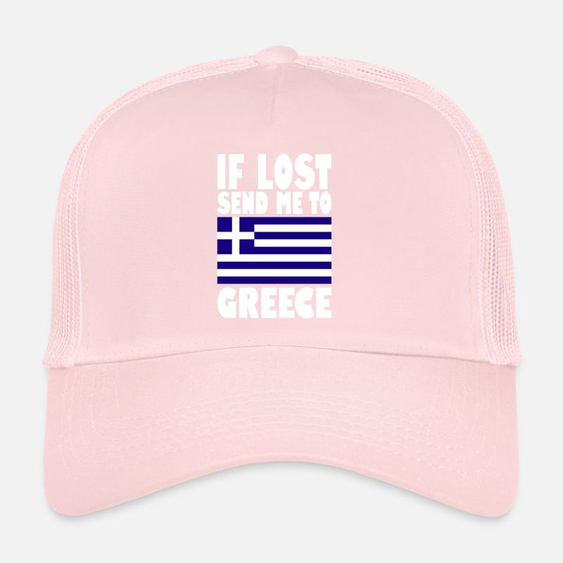 Drapeau de la Grèce Casquette trucker 