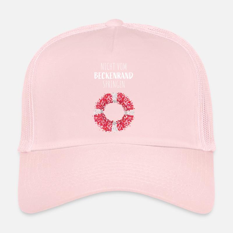Nicht vom Beckenrand springen Schwimmbad Trucker Cap