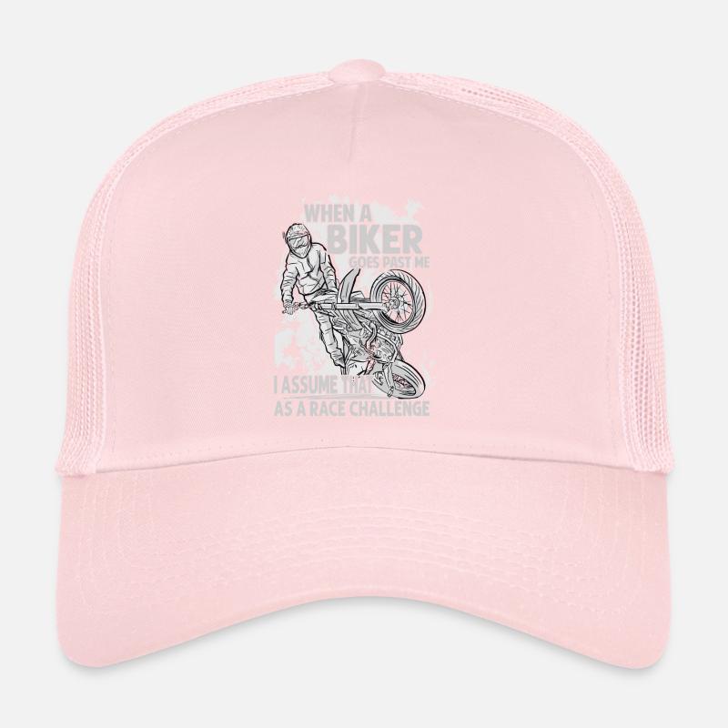 Quand un motard passe devant moi, je suppose que c’est une course Casquette trucker 