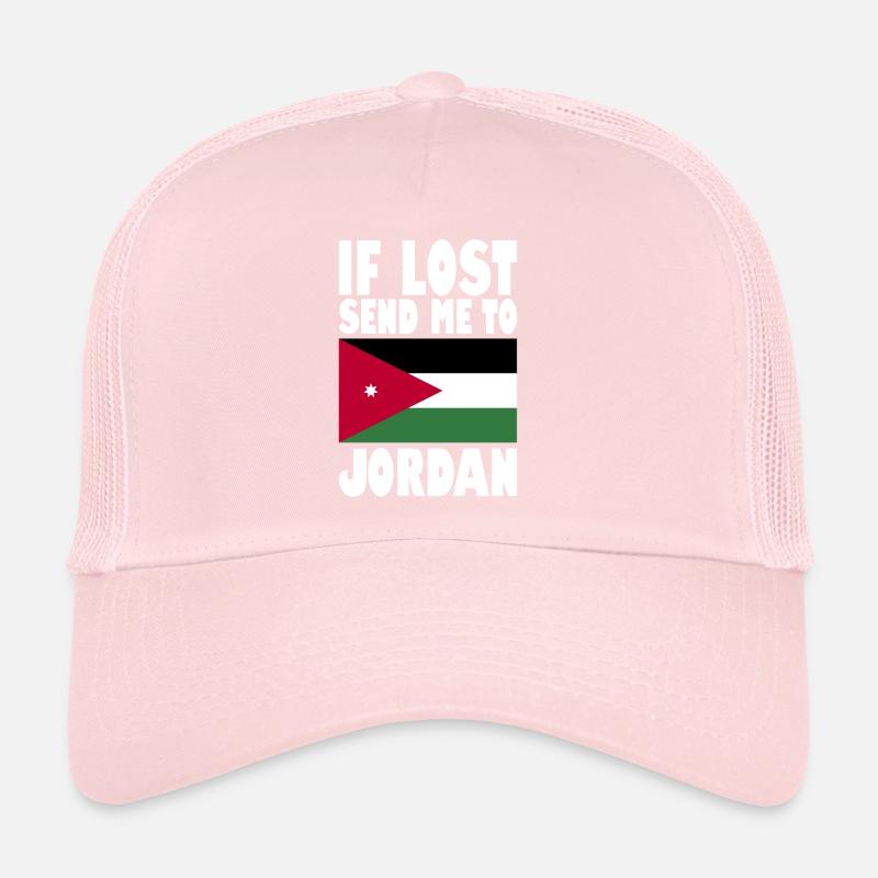 Jordanien Flagge Spruch Trucker Cap
