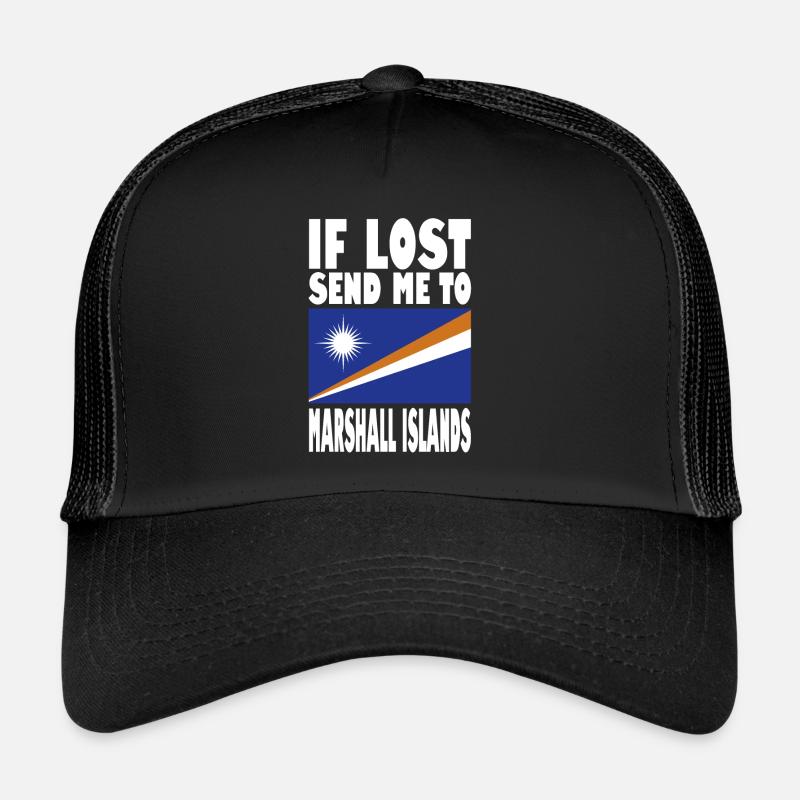 Drapeau des Îles Marshall Casquette trucker 