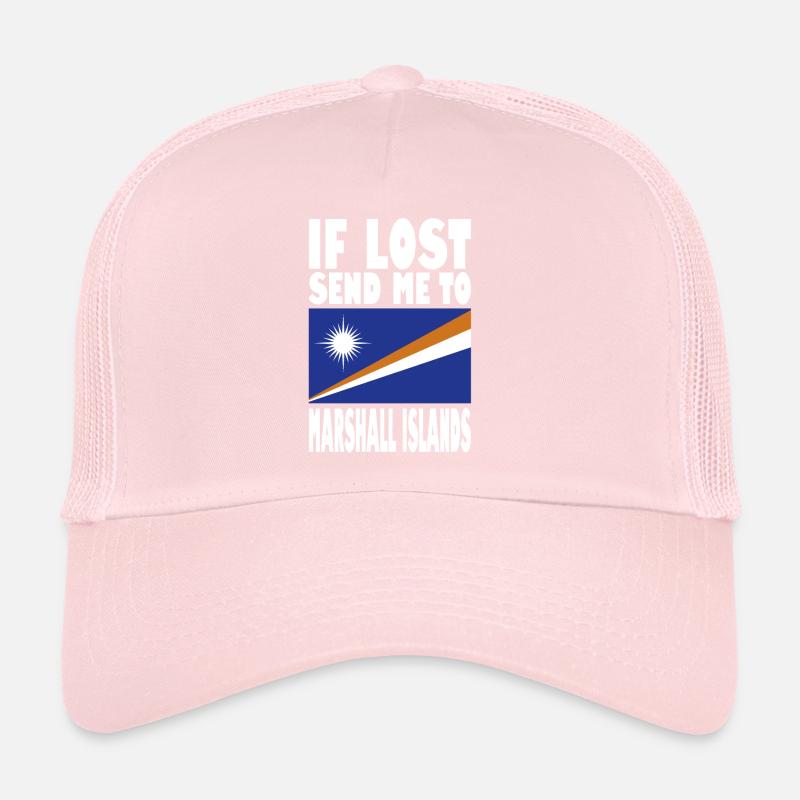 Marshallinseln Flagge Spruch Trucker Cap