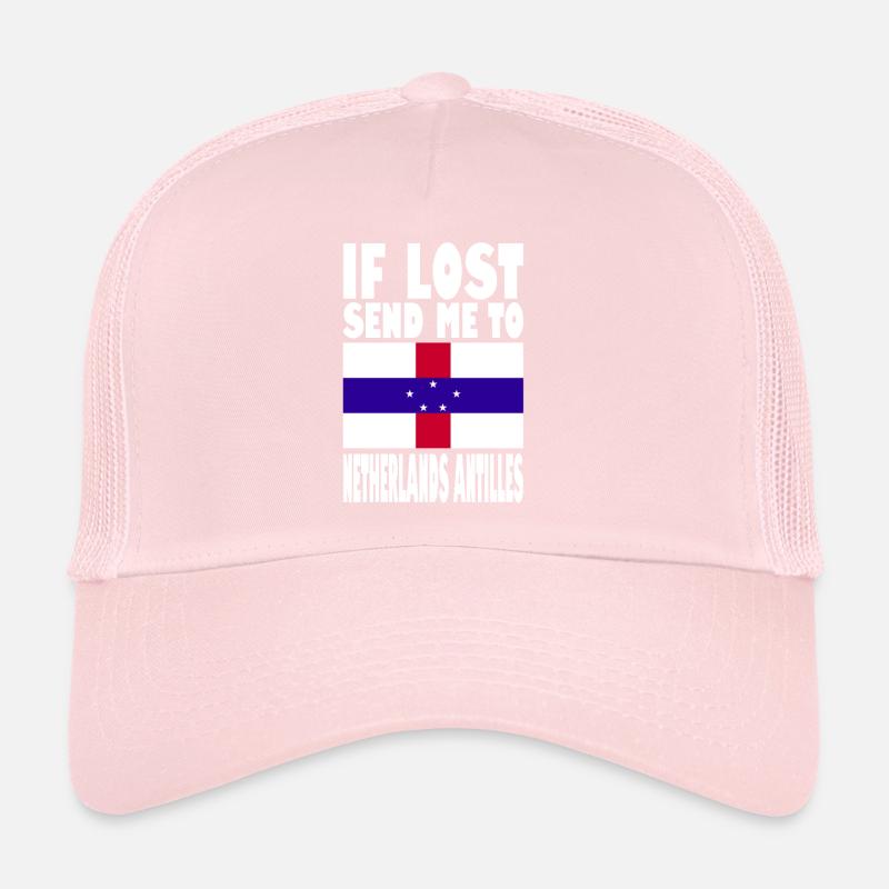 Drapeau des Antilles néerlandaises Casquette trucker 