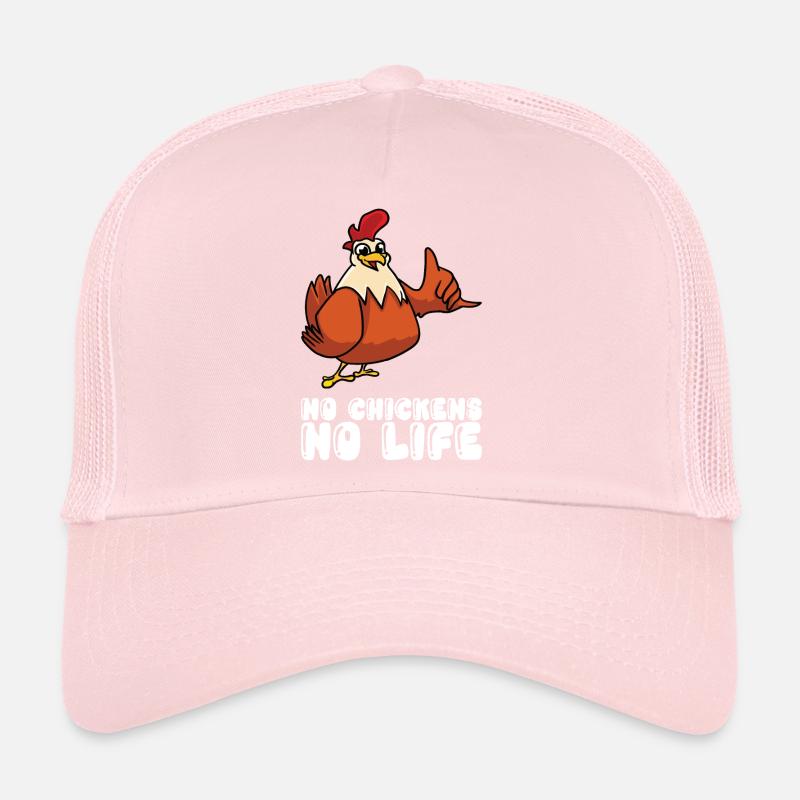 Pas de vie sans poulets Casquette trucker 