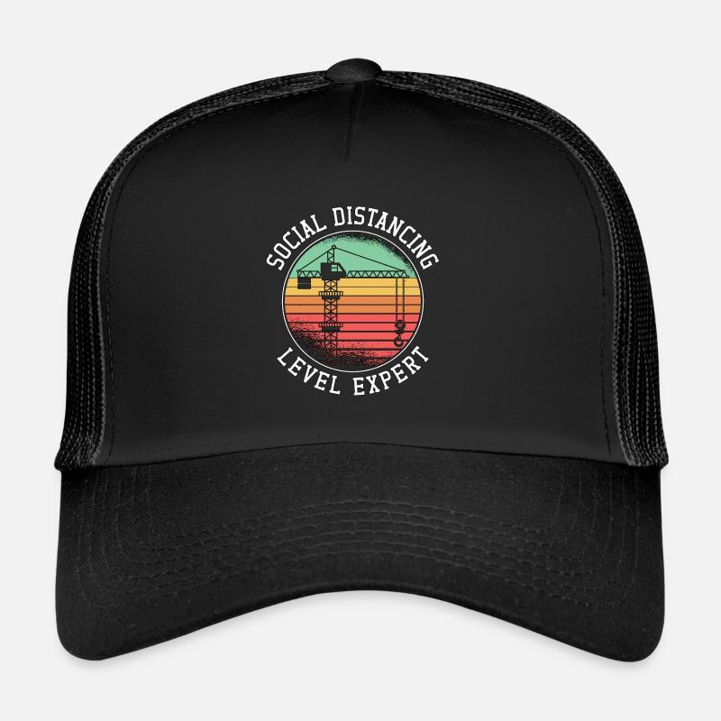Bauarbeiter Bau Kranführer Kranfahrer Geschenk Trucker Cap
