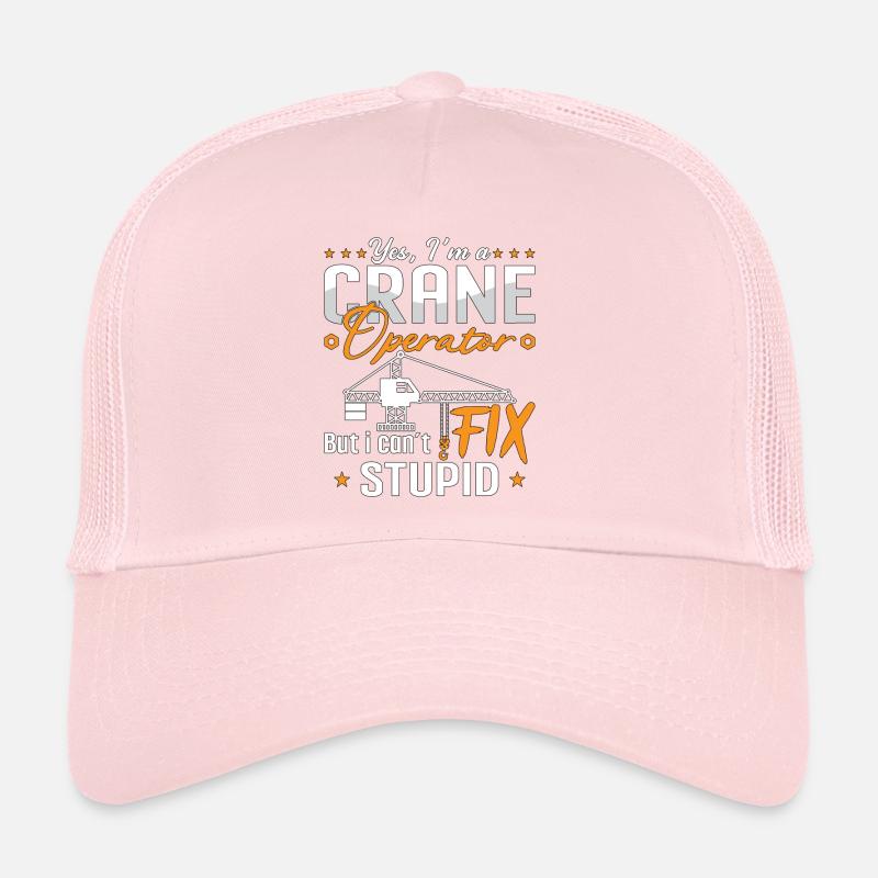 Kranführer Bauarbeiter Beruf Kranfahrer Geschenk Trucker Cap