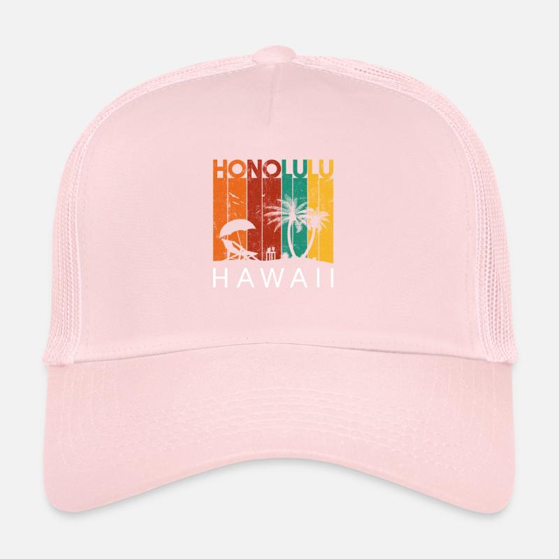 Honolulu hawaiian, hawaii Trucker Cap