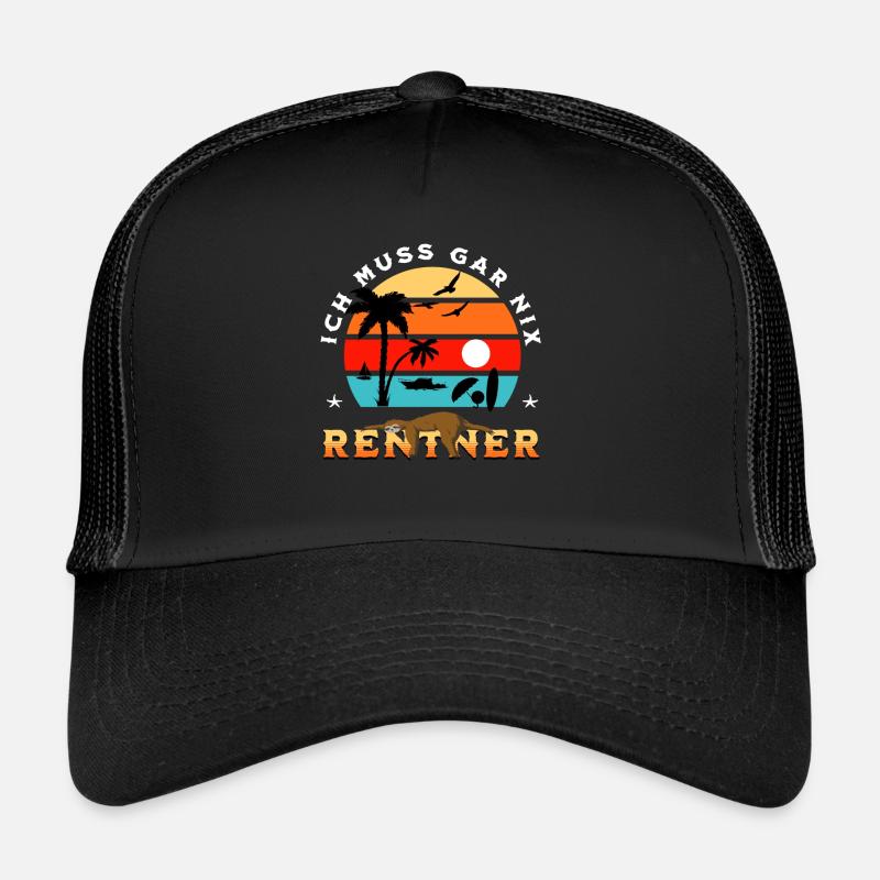 Rentner ich muss gar nix Rente Trucker Cap