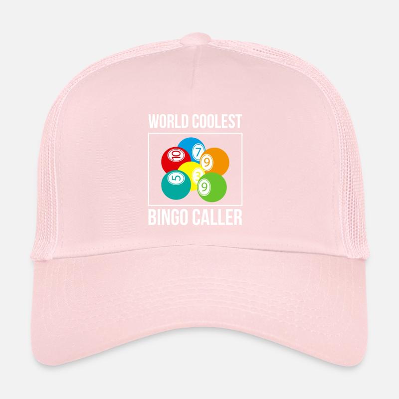 World Coolest Bingo Caller Shirt Gift Trucker Cap