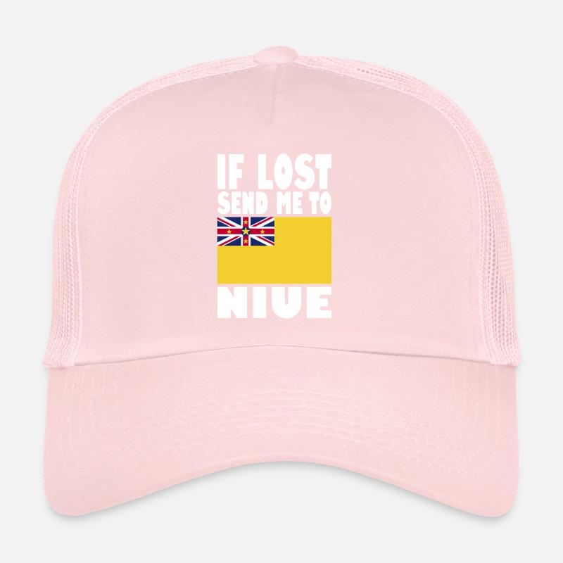 Dicton du drapeau de Niue Casquette trucker 