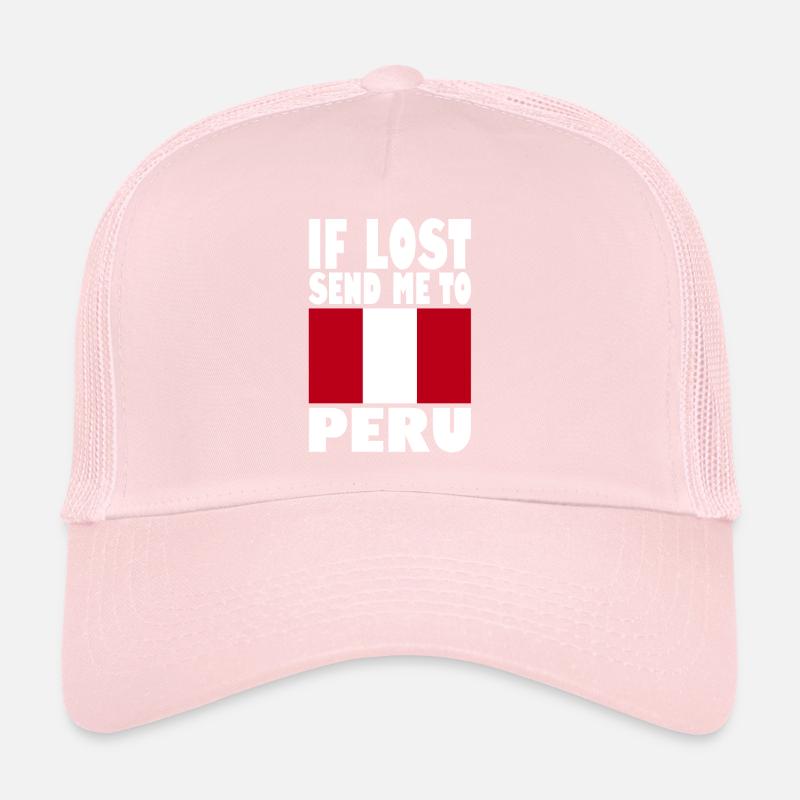 Drapeau du Pérou Casquette trucker 