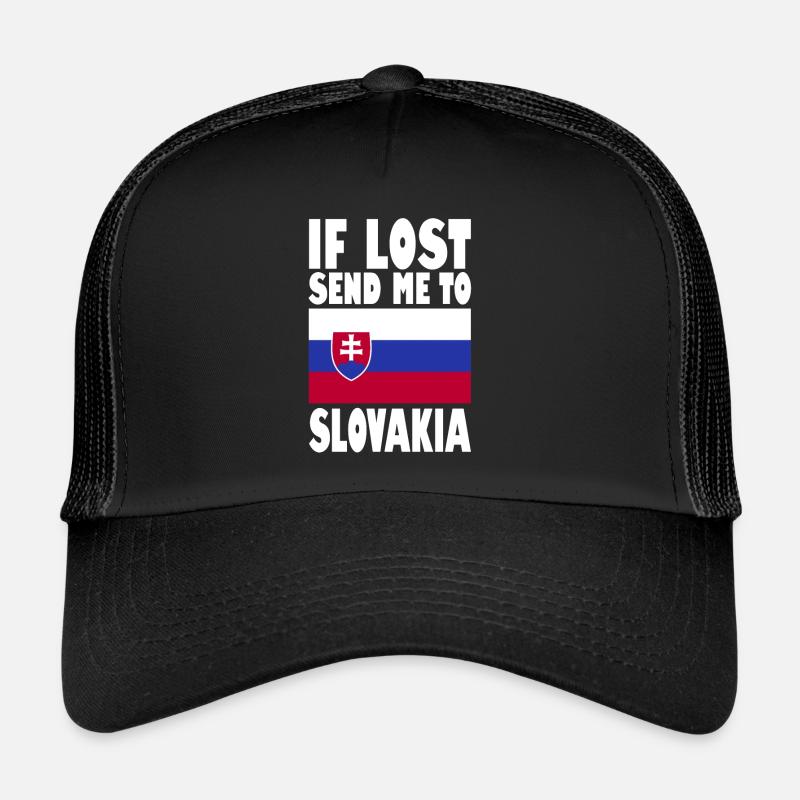 Drapeau de la Slovaquie Casquette trucker 