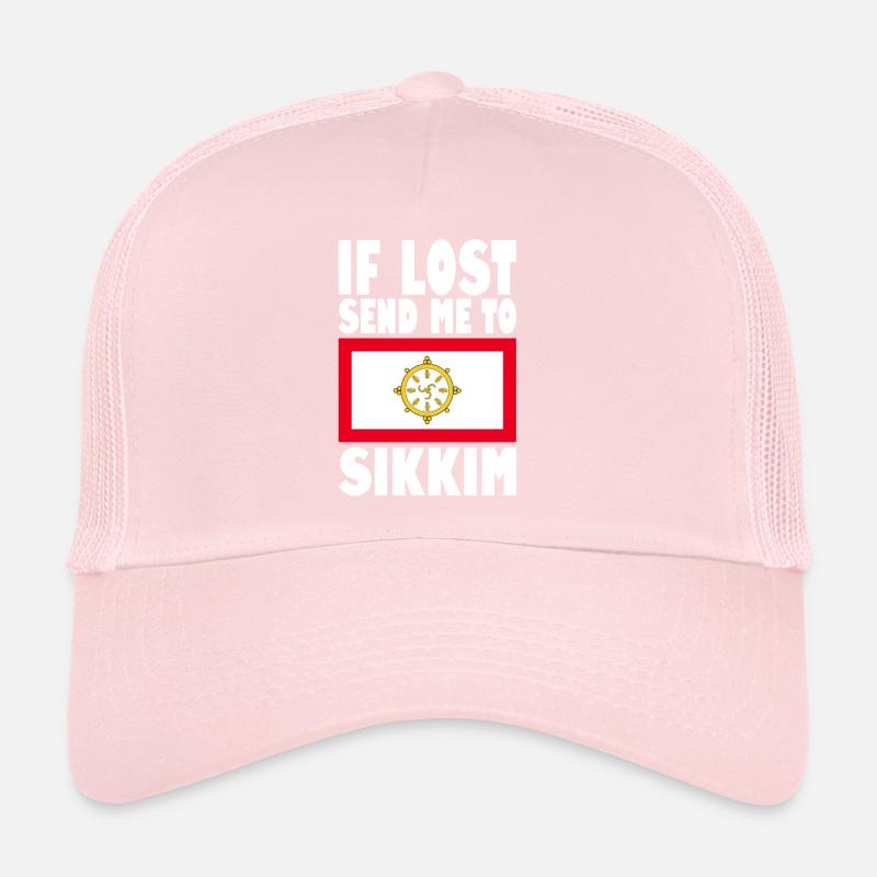 Drapeau du Sikkim Casquette trucker 