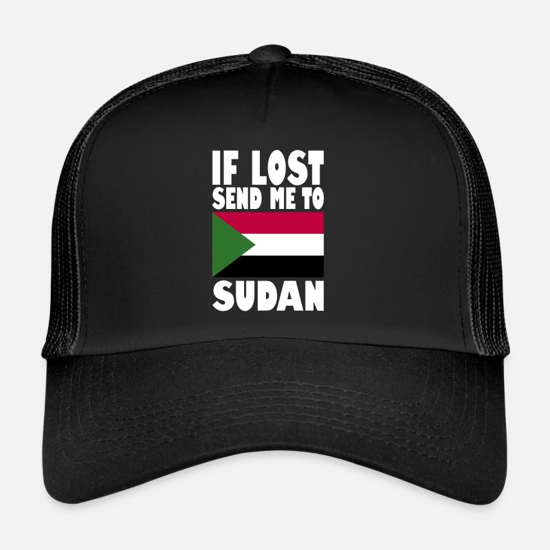 Drapeau du Soudan Casquette trucker 