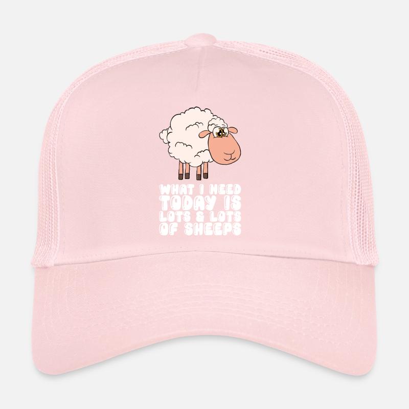 What I Need Today Are Many, Many Sheep Trucker Cap