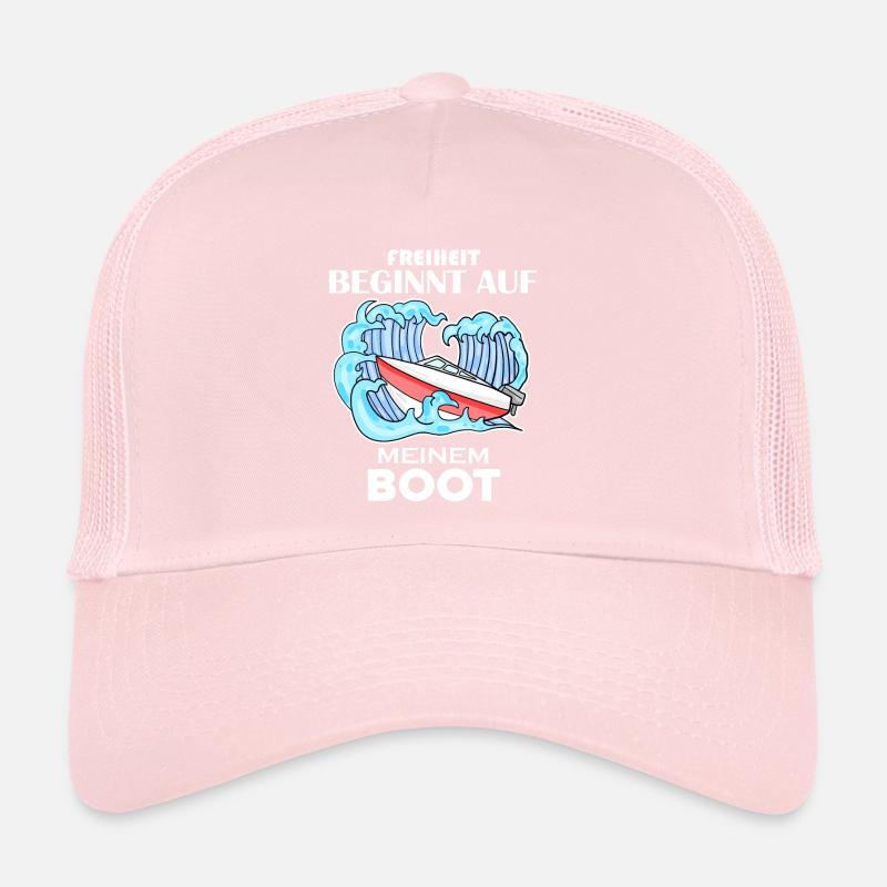 Motorboot Kapitän Boot Geschenk Trucker Cap