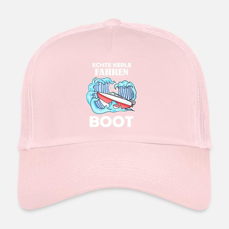 Boote Motorboot Kapitän Boot Seefahrt Geschenk Trucker Cap