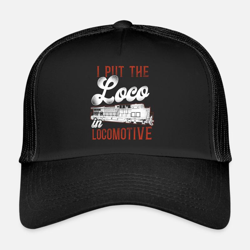 Freight Diesel Train Driver Trucker Cap