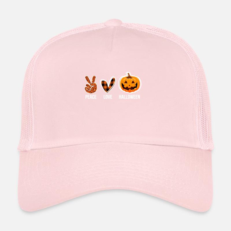 Paix Amour Halloween Casquette trucker 