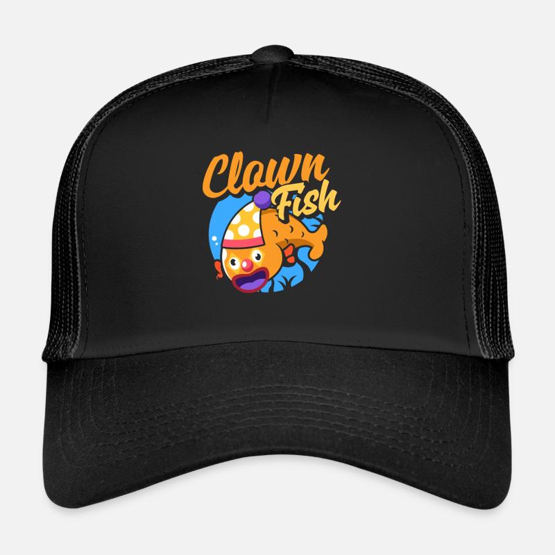 Circus Performer Clown Fish Funny Trucker Cap