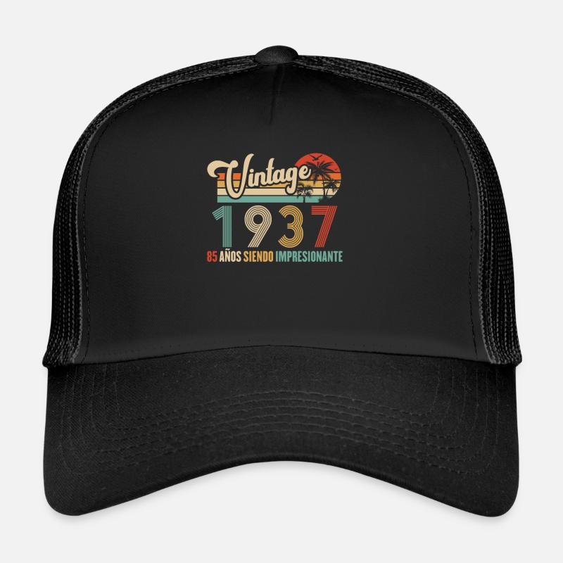 Anniversaire Vintage Idée Cadeau D Anniversaire 85 Casquette trucker 
