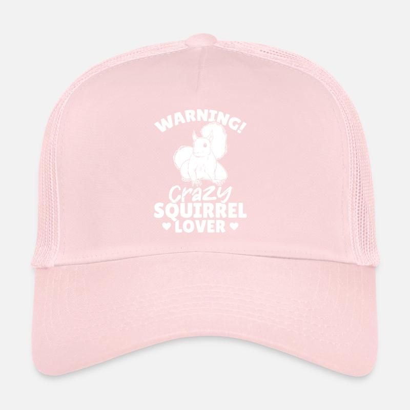 Squirrel Season Warning Crazy Squirrel Trucker Cap
