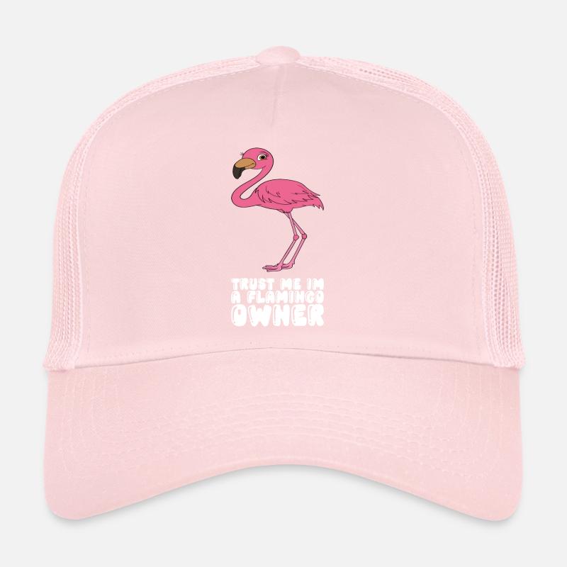 Funny flamingo graphics Trucker Cap