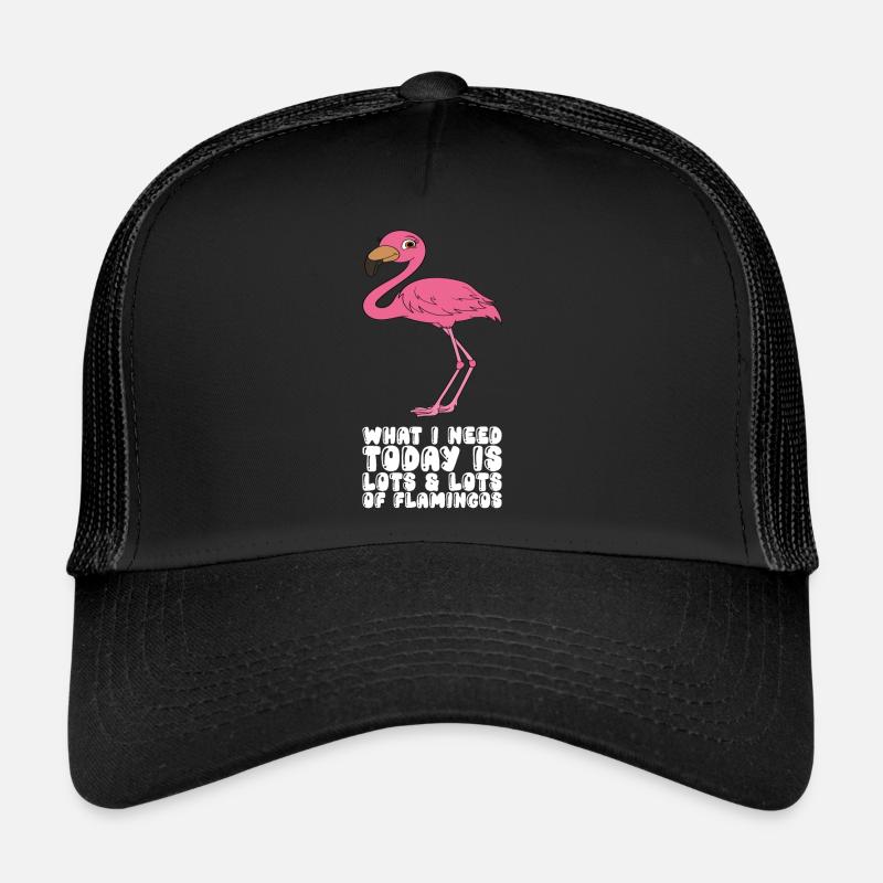 Funny flamingo graphics Trucker Cap