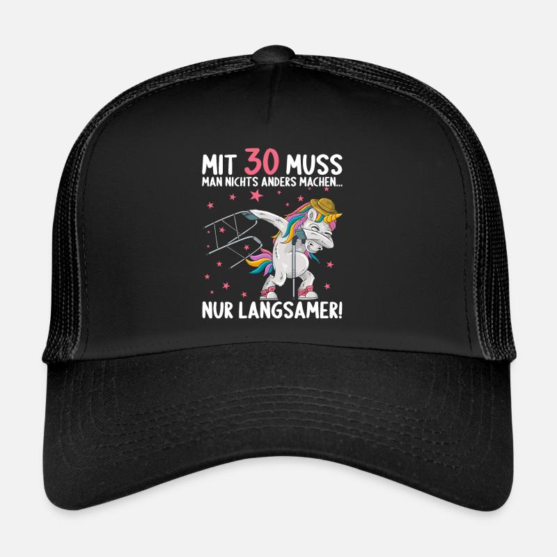 Mit 30 nichts anders nur langsamer 30 Geburtstag Trucker Cap