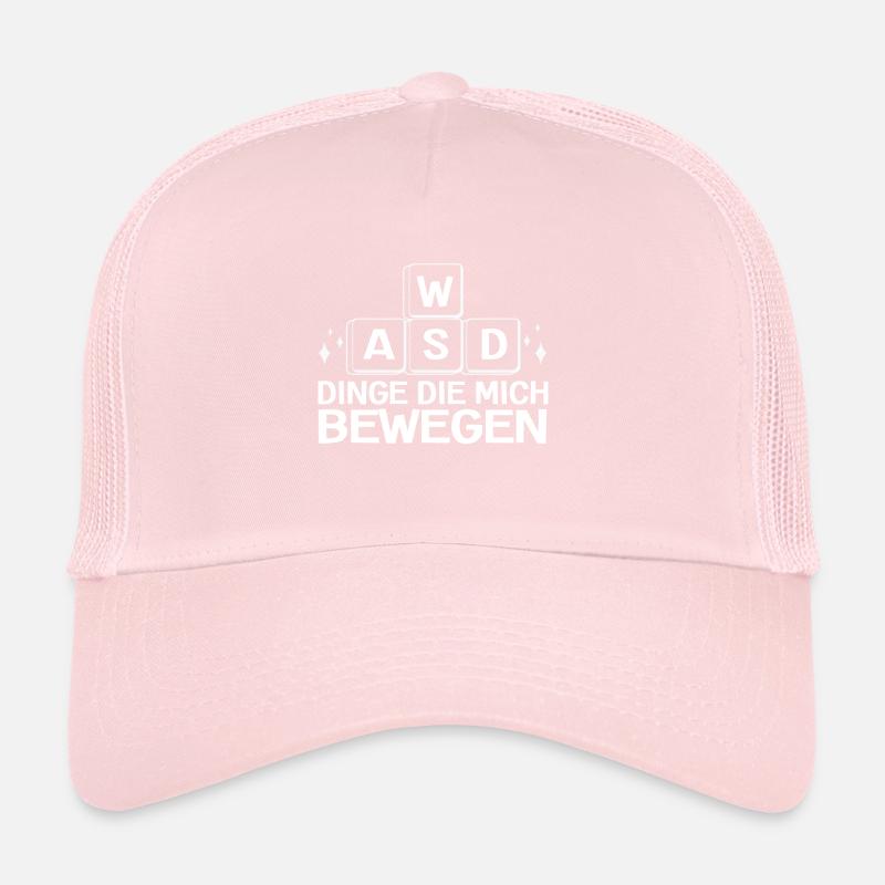 PC Master Race Gaming WASD Keyboard Gaming Slogan Trucker Cap