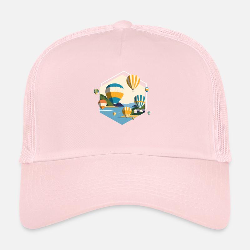 Vol en montgolfière Casquette trucker 