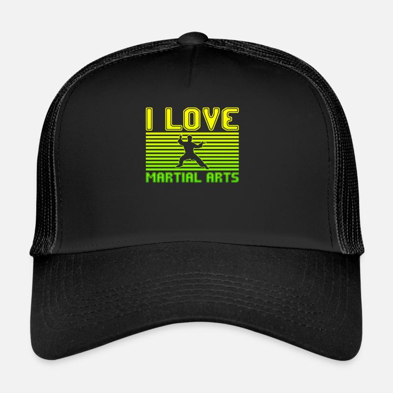 J’adore les arts martiaux Casquette trucker 