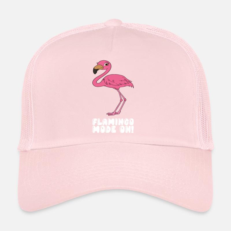 Funny flamingo graphics Trucker Cap