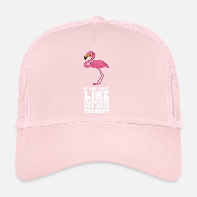 Funny flamingo graphics Trucker Cap