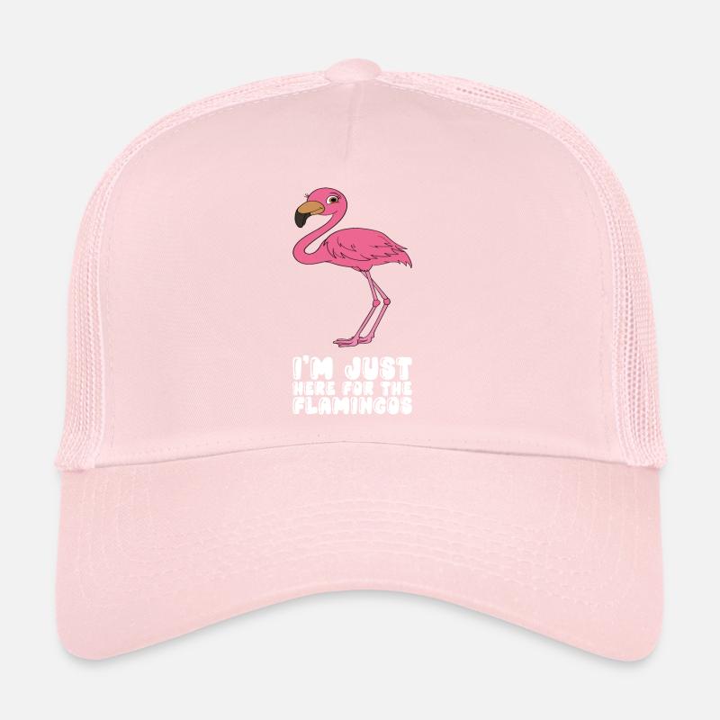 Funny flamingo graphics Trucker Cap