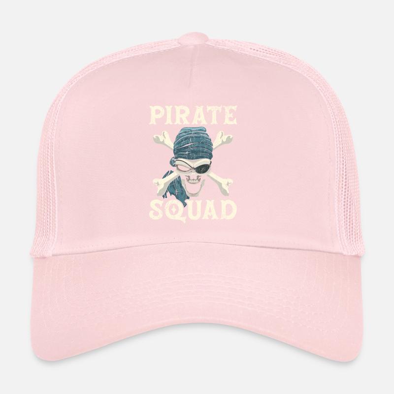 Pirate Squad Caraïbes Buccaneer Pirate Lover Casquette trucker 