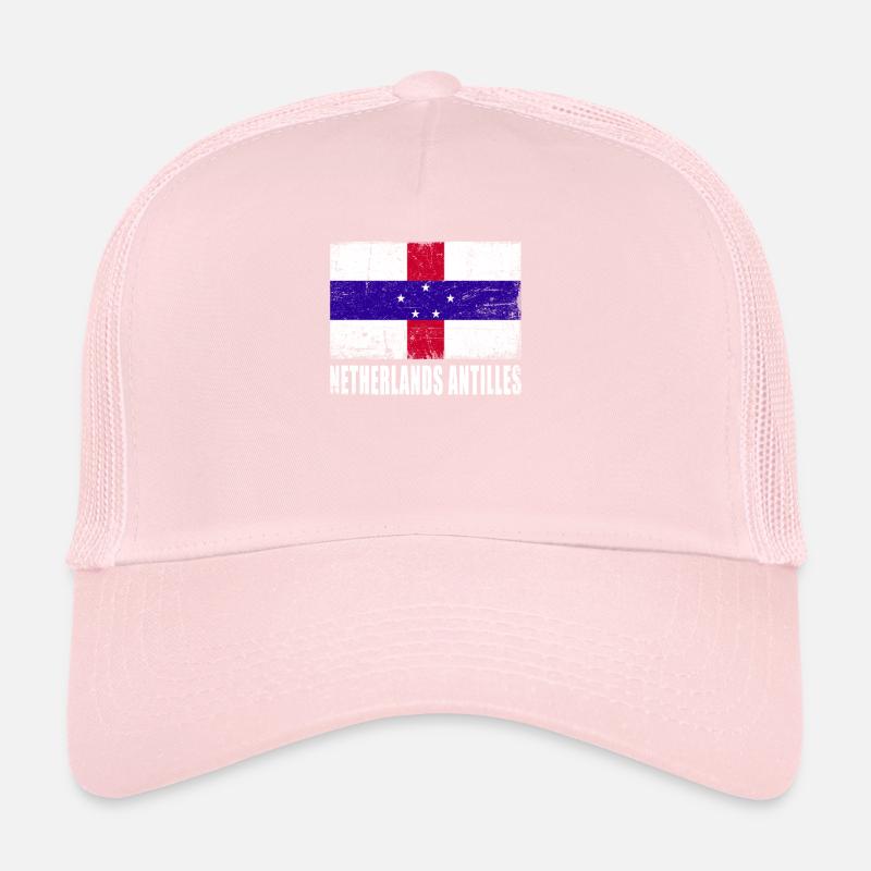 Netherlands Antilles Flag Trucker Cap