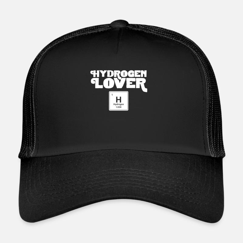 Amateurs d’hydrogène Énergie Élément hydrogène Casquette trucker 