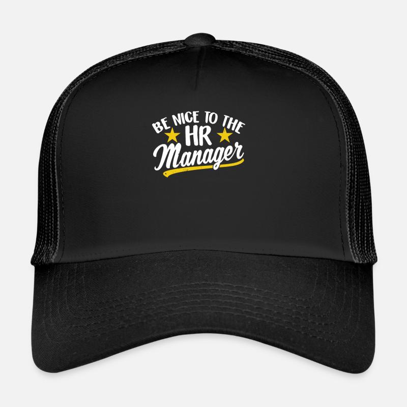 Soyez gentil avec le responsable RH RH Casquette trucker 
