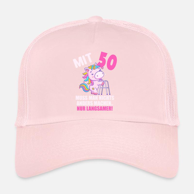 Mit 50 nichts anders nur langsamer 50 Geburtstag Trucker Cap