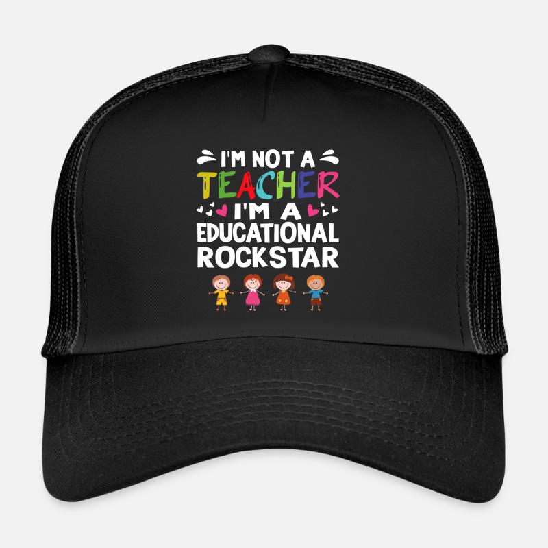 Educational Funny Teacher Back To Trucker Cap