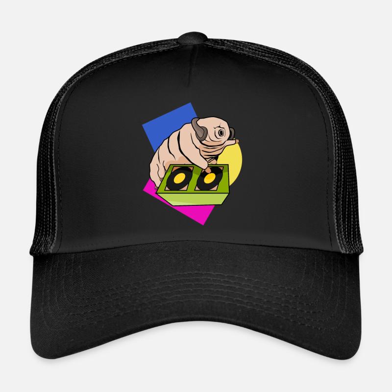 Tardigrade Party DJ Techno Wasserbär Trucker Cap