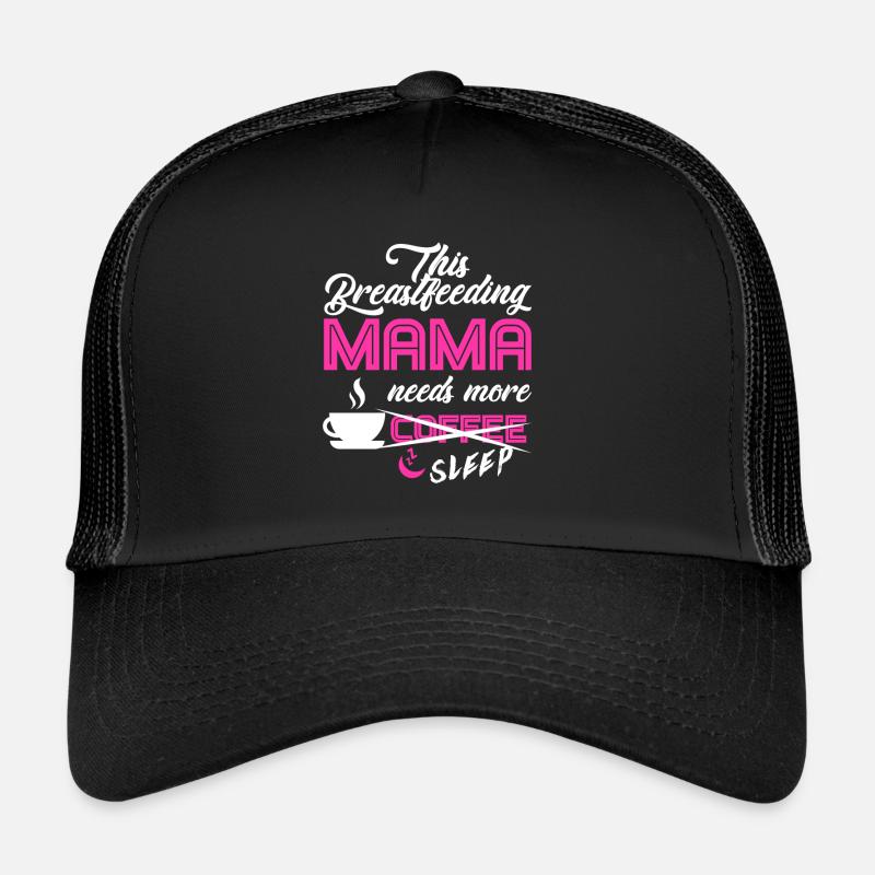 Breastfeeding Mom Mama Normalized Awareness Trucker Cap