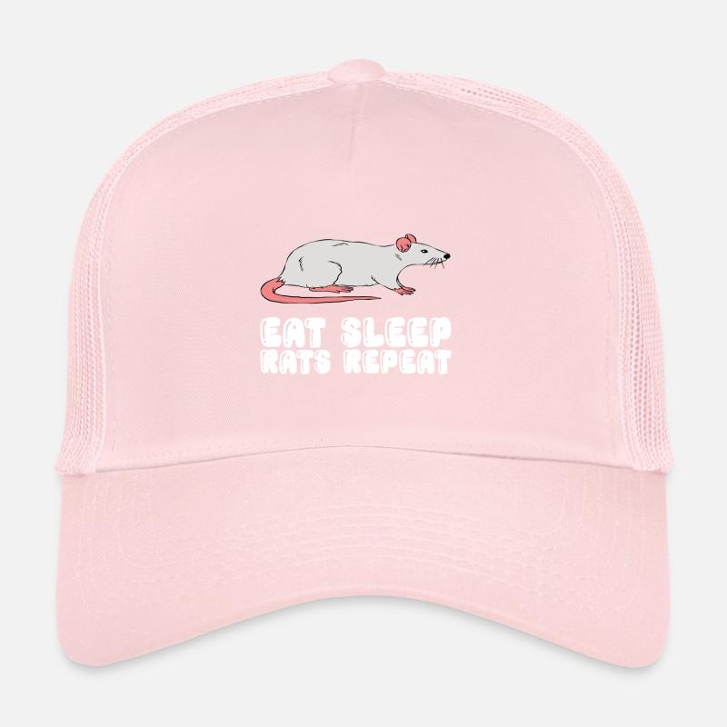 Manger des rats endormis Répéter Casquette trucker 