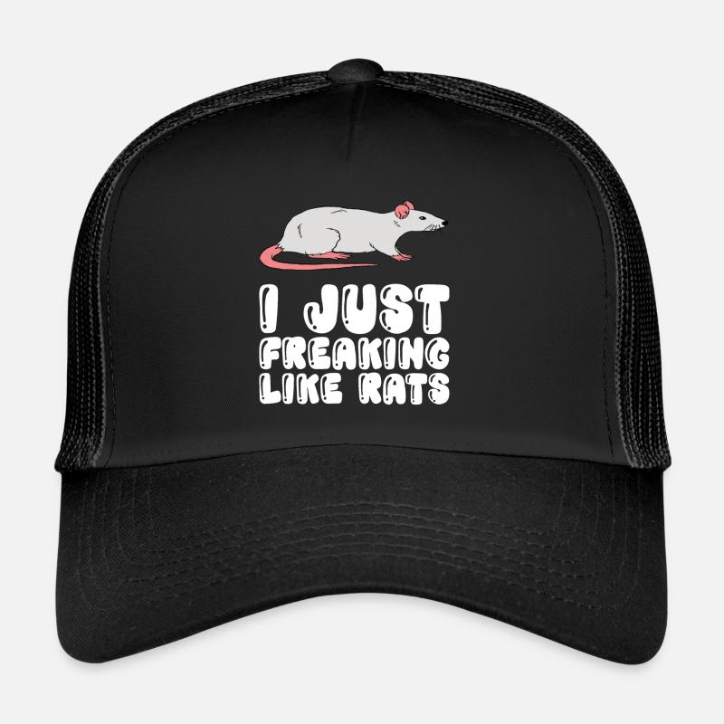 J’aime vraiment les rats Casquette trucker 