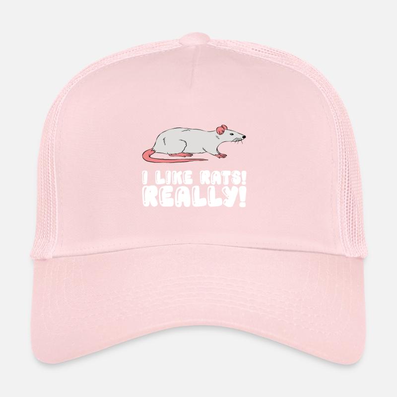 J’aime beaucoup les rats Casquette trucker 